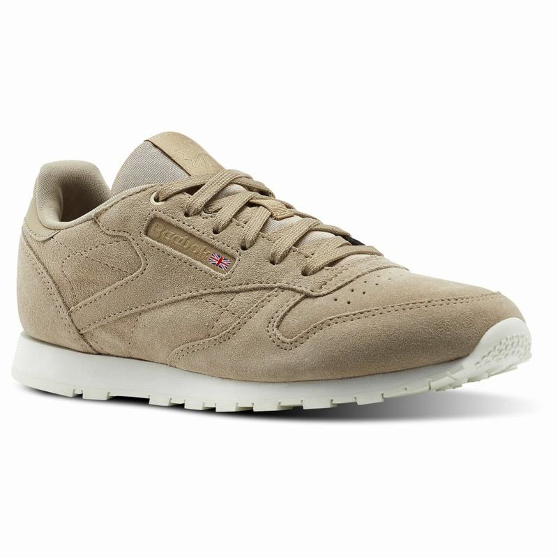 Reebok Classic Leather Mcc Tenisky Chlapcenske - Béžové/Biele GY6117HI